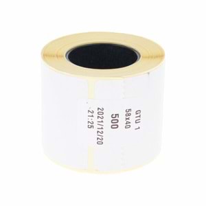 Tanex Termal Terazi Eco Etiket 58X40mm 1 Li 40 Mm 500 Lü 0290