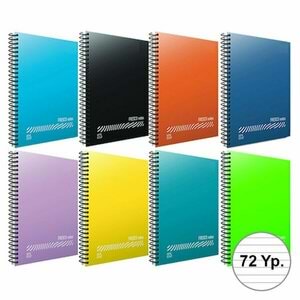 Gıpta Spiralli Pp.Kapak Eco Fresco Defter A4 72/1 0292