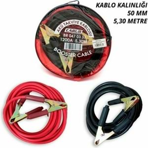 Carub Akü Takviye Kablosu Profesyonel 50mm 1200AMP 2.30mt BR 047 03 35 3357