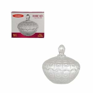 Vidrex Şekerlik Cam Kapaklı Bohemia 14506/BHM-GB/1 4932