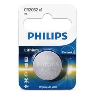 Philips 3V LITHIUM CR2032 PİL 1 ADET