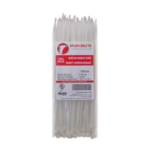 TORK KABLO BAĞI 2.5x200 (Beyaz) 100 lü