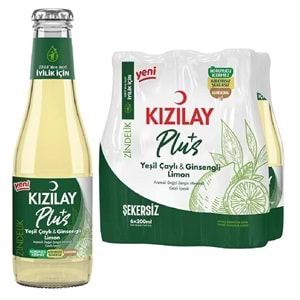 KIZILAY GİNSENGLİ YEŞİLÇAYLI LİMONLI SODA 24 LÜ