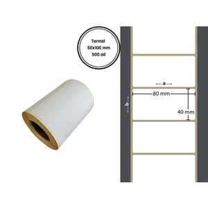 TERMAL RULO 50X100 500 LÜ