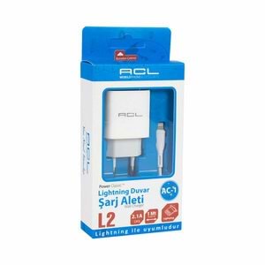 Acl Şarj Aleti Ev Tipi Lightning 2.1A 1mt Ac1 L2