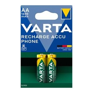 VARTA 1600MAH ŞARJLI KALEM PİL 2Lİ