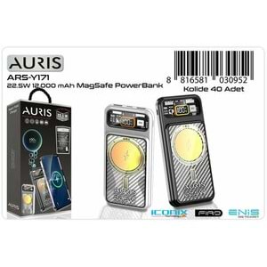 Auris Powerbank Magsafe 12.000 Mah. ARS-Y171 0952