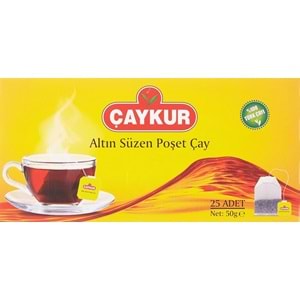 ÇAYKUR ALTIN SÜZEN POŞET ÇAY 25 ADET