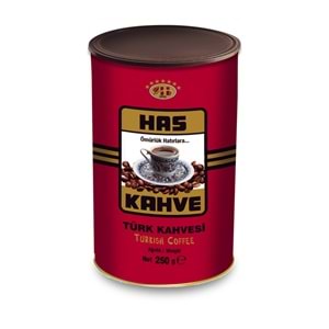 HAS TÜRK KAHVESİ 250 GR TENEKE