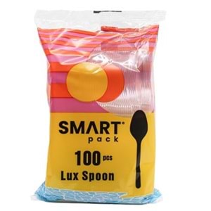 Smartpack Plastik Kaşık Şeffaf 100