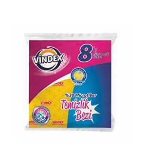 Vindex Temizlik Bezi 8 Li (Yüzde30 Mik)