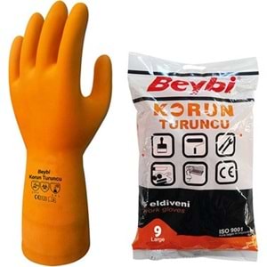 BEYBİ KORUN TURUNCU ELDİVEN NO: 9