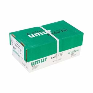 Umur Kantar Fişi 6X17cm 3 Nüsha Renkli 1000 Li 30011209 1209