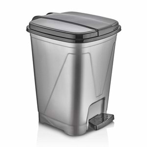 Merdem-İplast Çöp Kovası Pedallı Kare 30Lt No.4 MRD124
