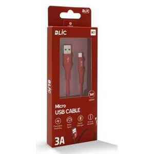 Acl Blic Usb Şarj-Veri Kablosu Mikro 3A 1mt BC1 3075