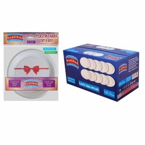 Pratikon Plastik Tabak Orta 10 Lu
