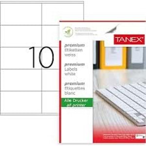 Tanex Lazer Etiket 100Lü TW-2610 105X57mm 1374