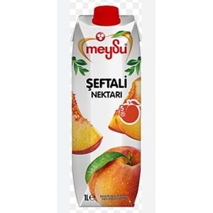 MEYSU ŞEFTALİ NEKTAR MEYVE SUYU 1 LT