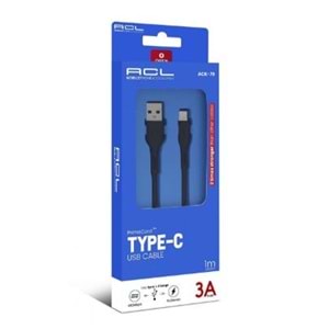 Acl Kablo USB Şarj-Veri Type-C 3A 1mt ACK-79 4850