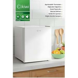 Kiwi KRF-2545 | Mini Buzdolabı 45 Lt Kapasite & Enerji Tasarruflu