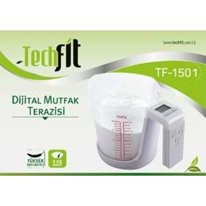 Techfit Mutfak Terazisi 5 Kg Hazneli Dijital TF-1501 5017