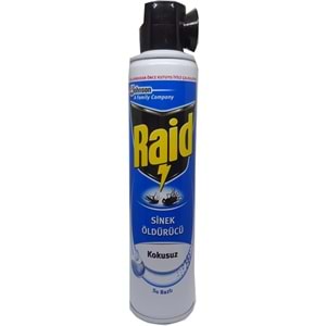 Raid Sineksavar Sprey 300 ml Kokusuz