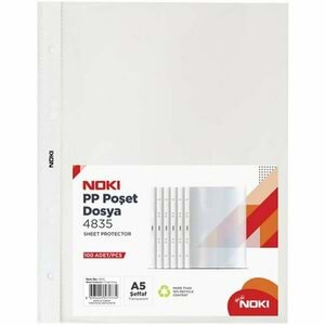 Noki 4835 Poşet Dosya Ebat A5-100Lü 1774