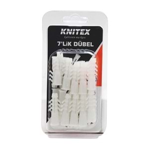 Knitex Hırdavat Seti Dubel Vida Seti 7 Lik 10 Lu