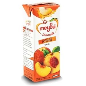 MEYSU ŞEFTALİ DİNAMİC MEYVE SUYU 27 Lİ