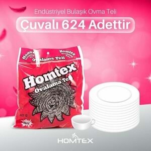Homtex Bulaşık Teli Top 40gr 2198