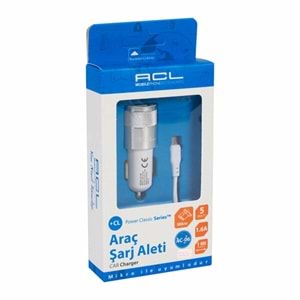Acl Araç Şarj Aleti Mikro 5W 2.1A DC AC-06 2201