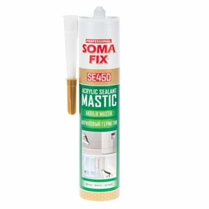 Somafix Akrilik Mastik Beyaz 450Gr SE450 SF-8261 2467