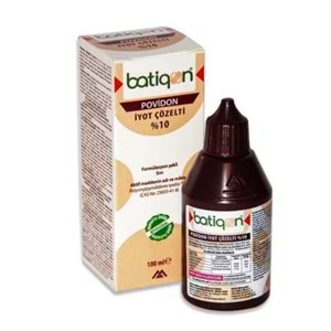 BATİGON BATİKON ANTİSEPTİK ÇÖZELTİ TENTÜRDİYOT 100 ML