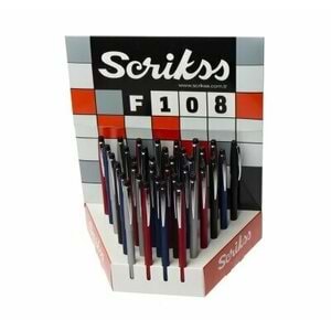 Scrikss F108 Tükenmez Kalem Siyah