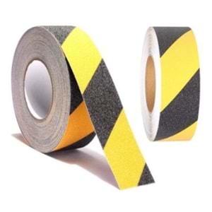 ERATOOL KAYDIRMAZ BANT SARI SİYAH 50X25 MT