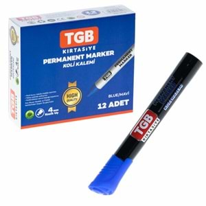 Tgb Permanent Marker Koli Kalemi Mavi