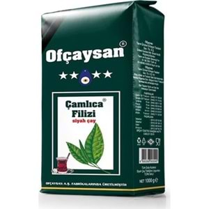 OFÇAYSAN ÇAMLICA FİLİZİ SİYAH ÇAY 1000 GR