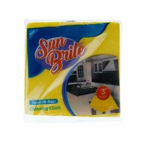 Sun Brite-Linex Sarı Bez 3 lü 34x35cm Kod.48 Lx001 0486 6399