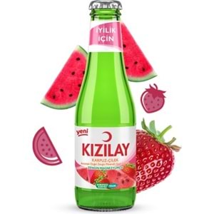 KIZILAY KARPUZ ÇİLEK 24 LÜ MADEN SUYU