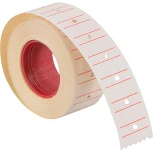 Tanex 12X21 Fiyat Etiketi Beyaz