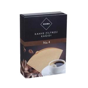 RIOBA KAHVE FİLTRESİ KAĞIDI NO:4 80 Lİ