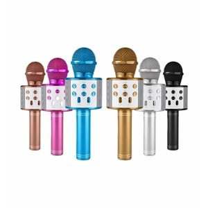 Blic Handheld Ktv Mikrofon Karaoke Bluetootlu BLS-25 WS