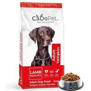 CADOPET 15 KG KUZU ETLİ YETİŞKİN KÖPEK MAMASI
