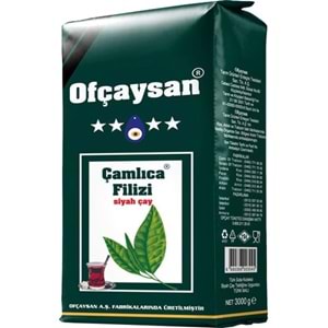 OFÇAYSAN ÇAMLICA FİLİZ SİYAH ÇAY 3 KG