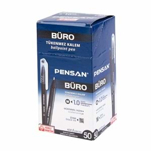 Pensan Büro Tükenmez Kalem 1Mm Siyah
