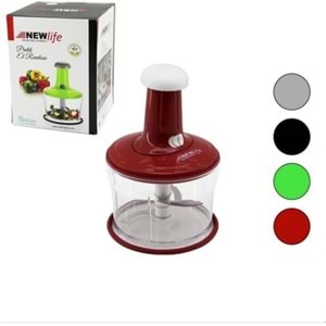 Newlife (Basmalı) El Rondosu Üstten Basmalı Blender Doğrayıcı ( 3 Bıçaklı ) CLKN-850