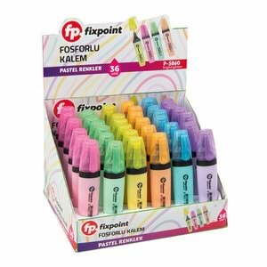 Fixpoint Fosforlu Kalem Pastel Renkler P-5860 5860 5877