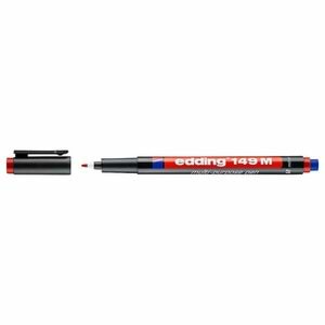 Edding Asetat Kalemi 1Mm Kırmızı E149M