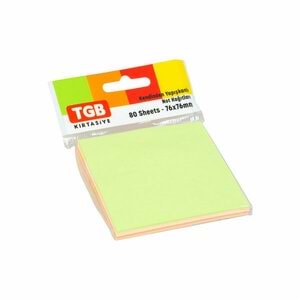 Tgb Notluk Yapışkanlı Kare 4 Renk Karışık 76X76