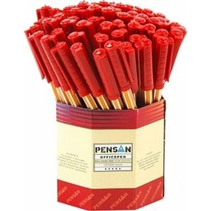 PENSAN OFİSPEN TÜKENMEZ KALEM KIRMIZI